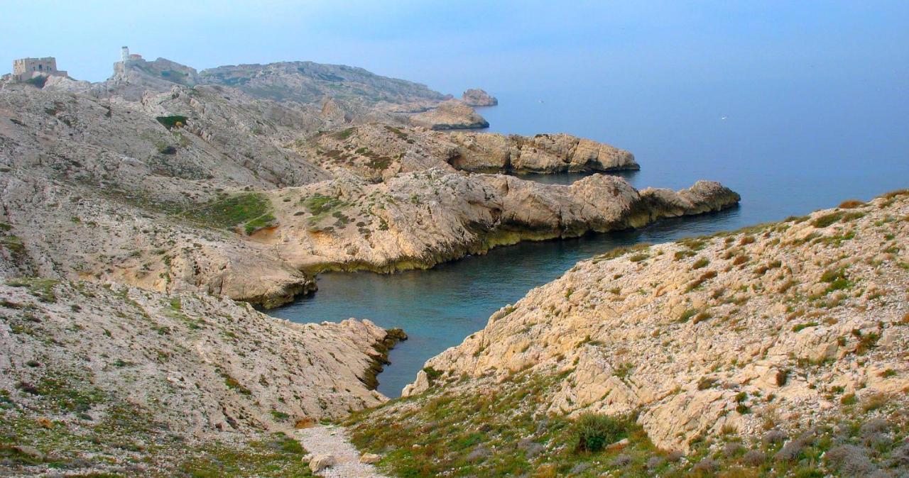 Апартаменти Les Pieds Dans L'Eau Sur L'Ile Du Frioul Марсель Екстер'єр фото